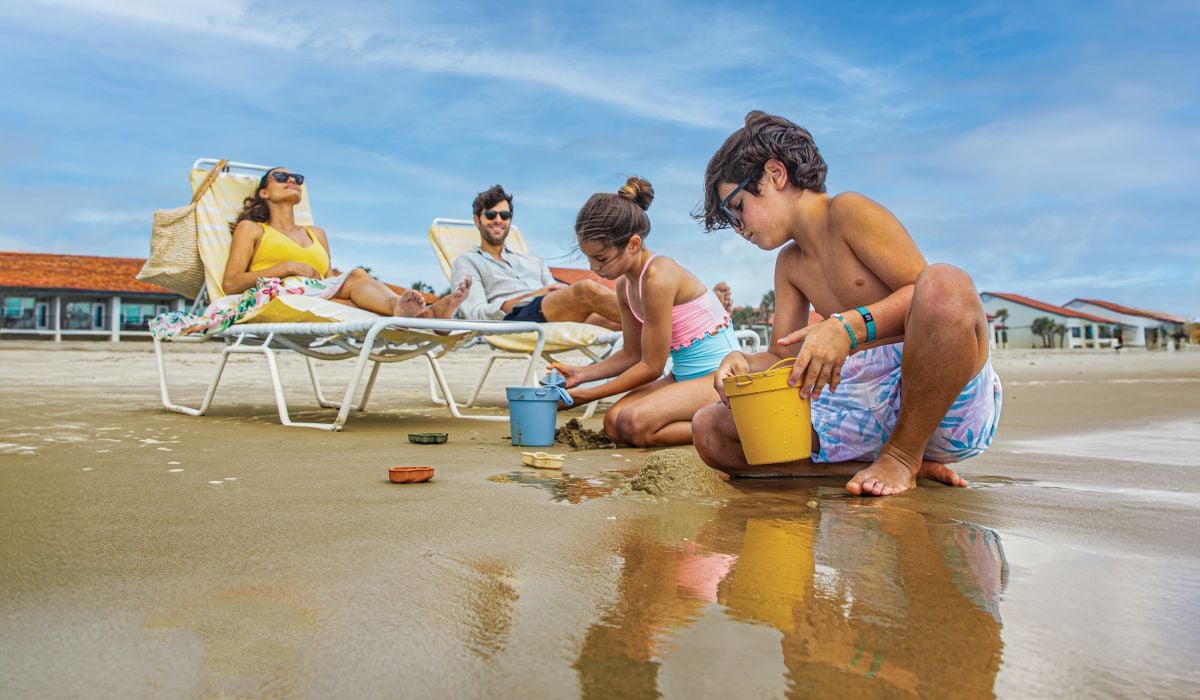 Family on the Beach