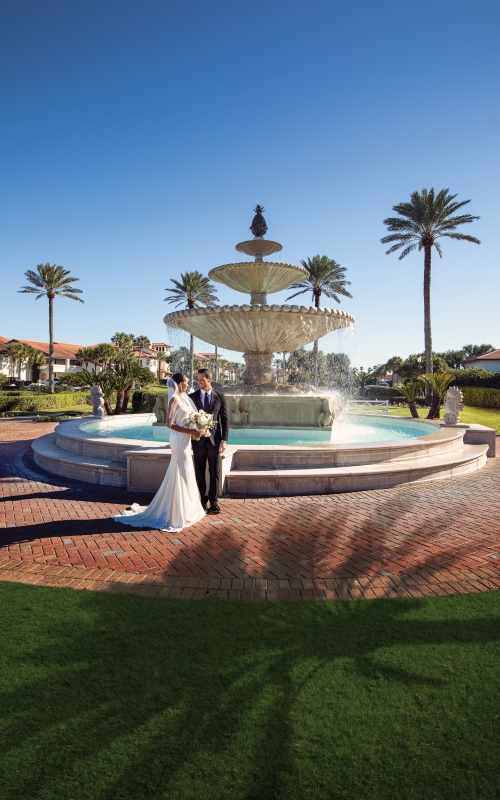 PVIC Fountain Wedding