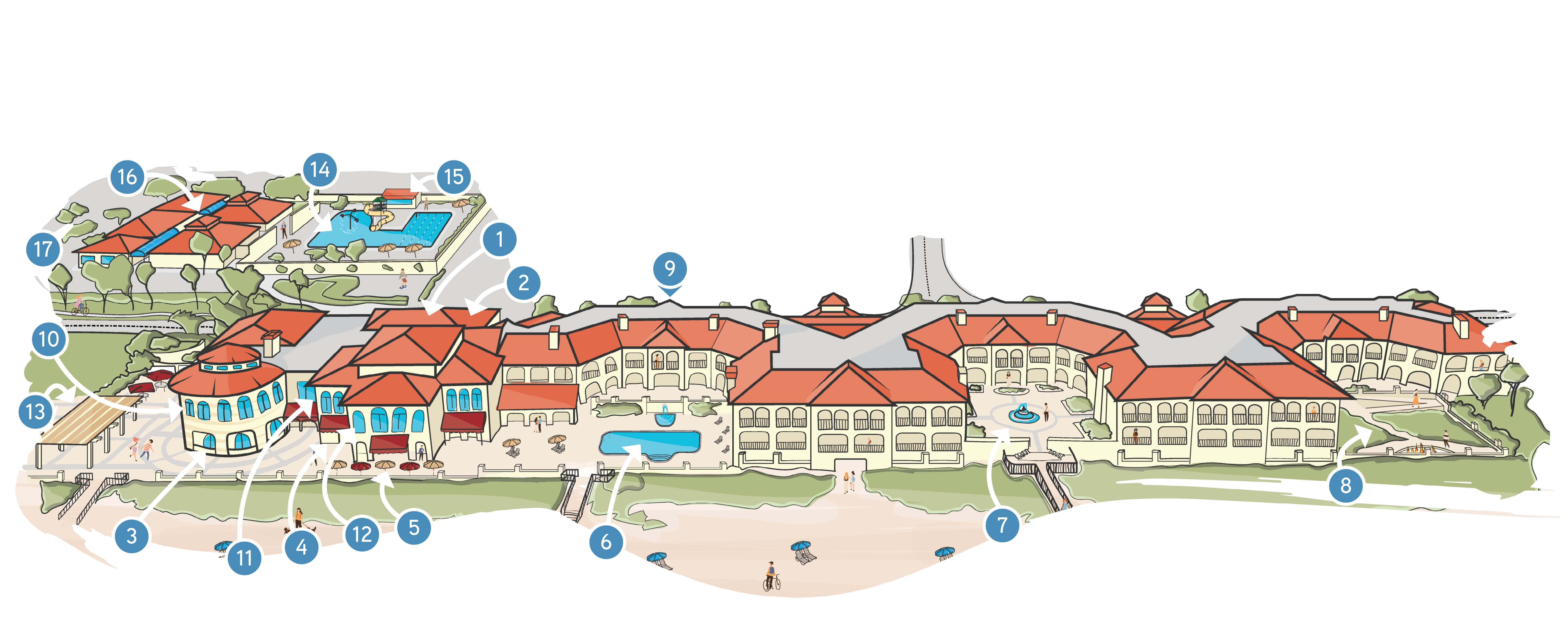 Lodge Resort Map