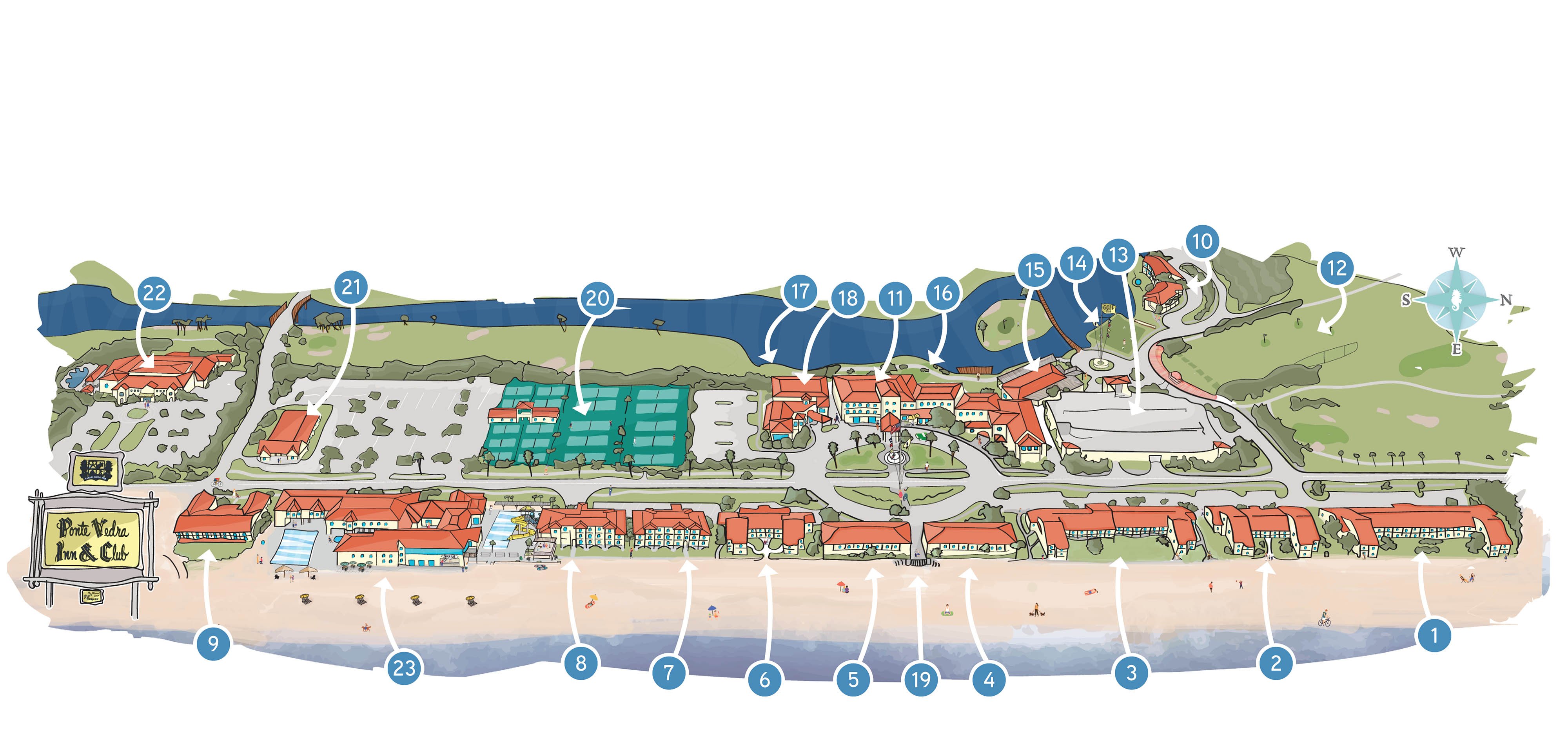 Inn Resort Map