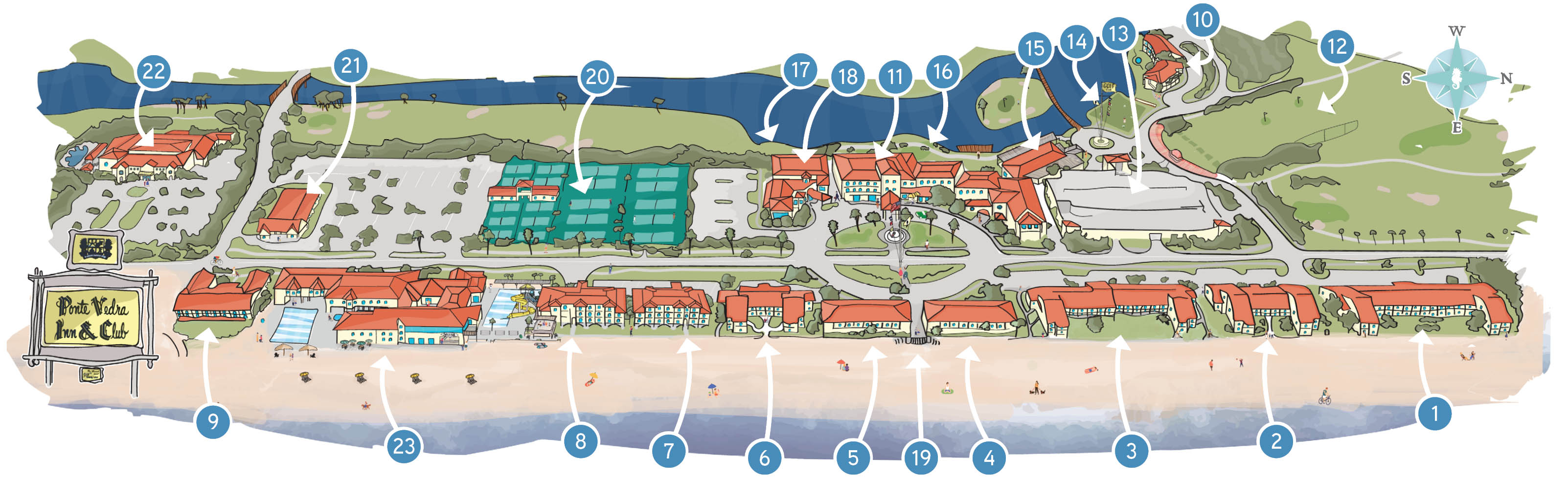 Inn Resort Map