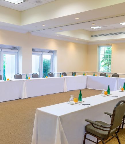 meeting setup in the tarpon room