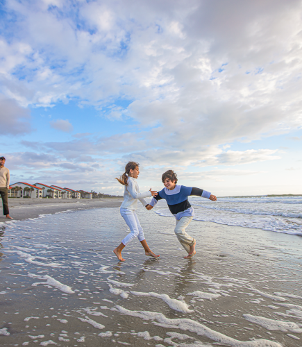 Family Beach Winter