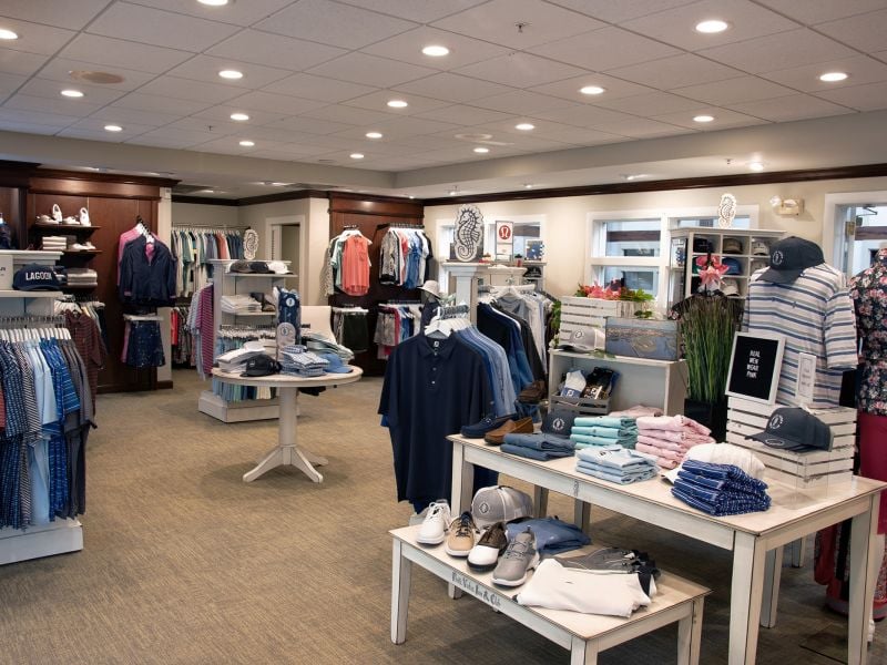 Full view of inside the Inn Golf Shop
