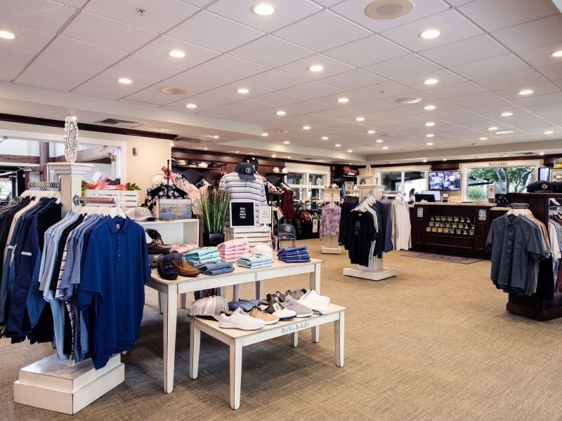 Full view of inside the Inn Golf Shop
