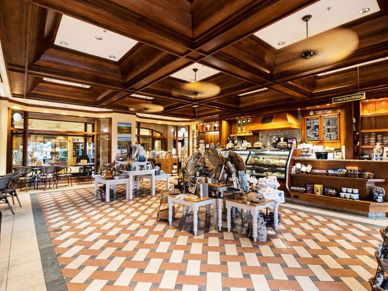 View of the inside of the Gourmet Shop at the Inn