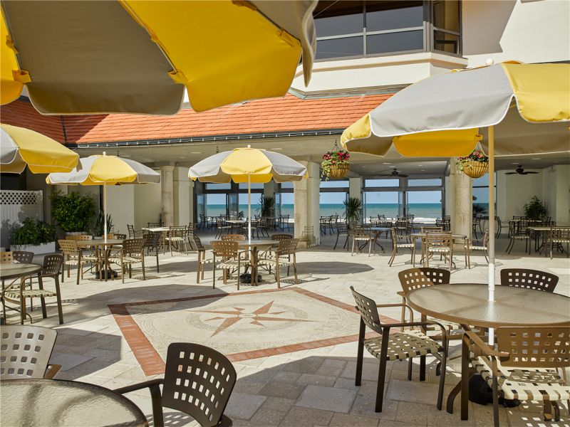 patio at the inn surf club