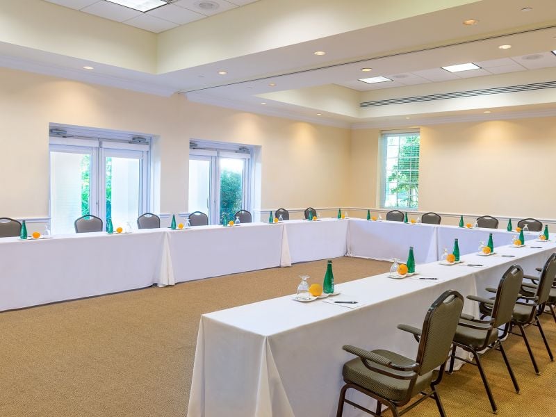 meeting setup in the tarpon room