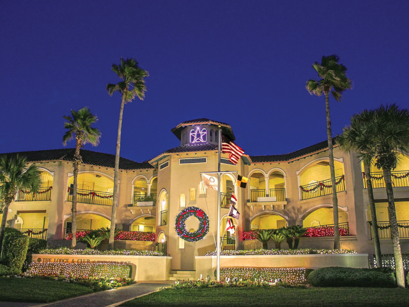 Holiday Front of Lodge