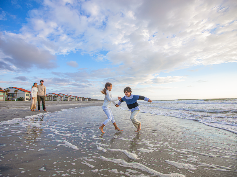 Family Beach Winter