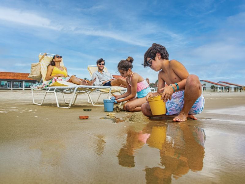 Family on the Beach