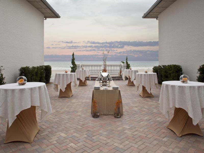 Oceanfront Courtyard Reception