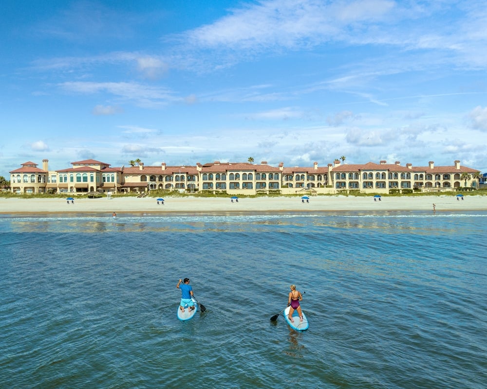 PVR Paddleboard Couple Aerial Wide A