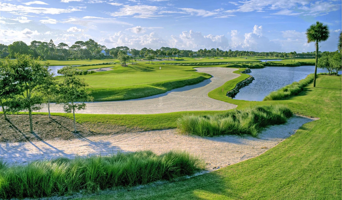 Lagoon golf course