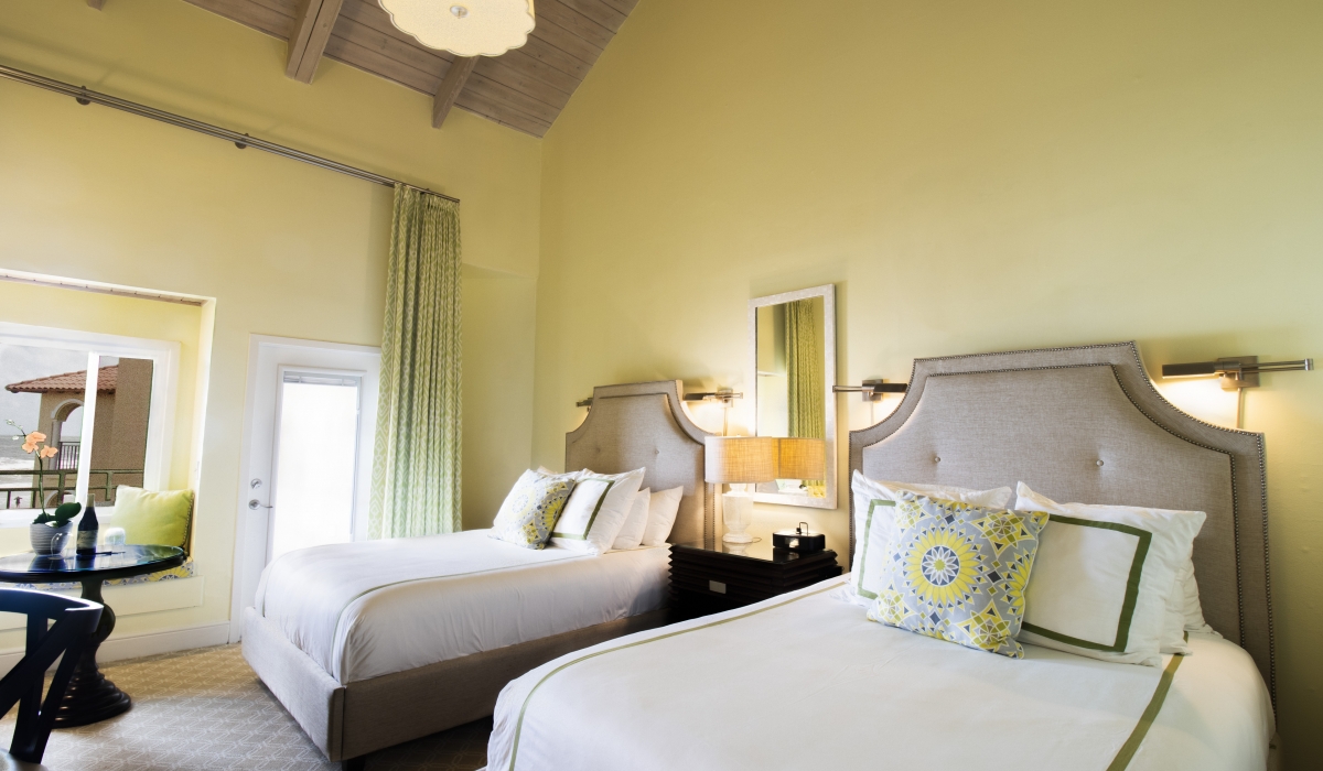 two queen beds