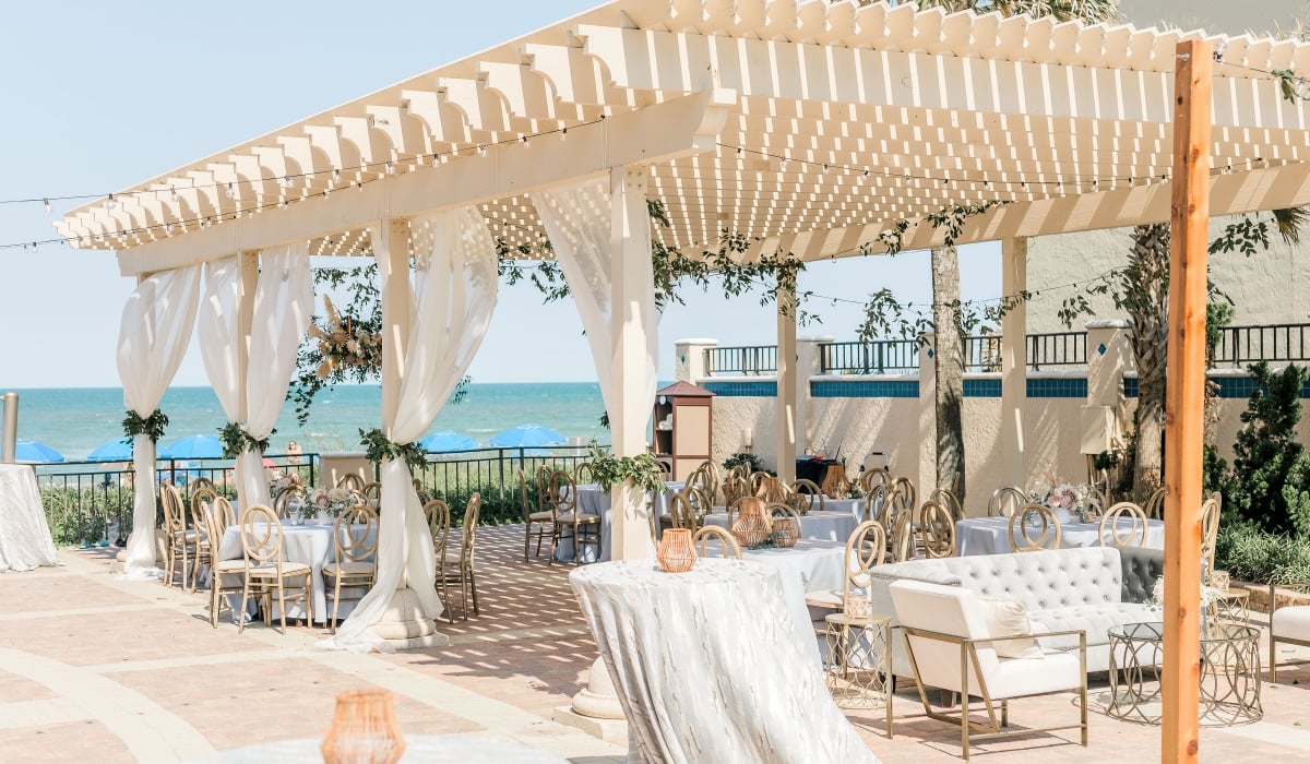 The Lodge and club beach side, Trellis, Weddings