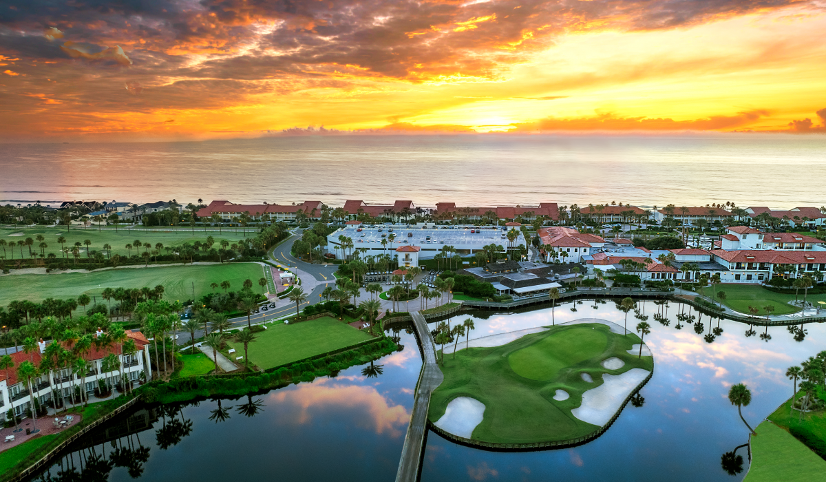 Ocean Course Island 9 sunrise
