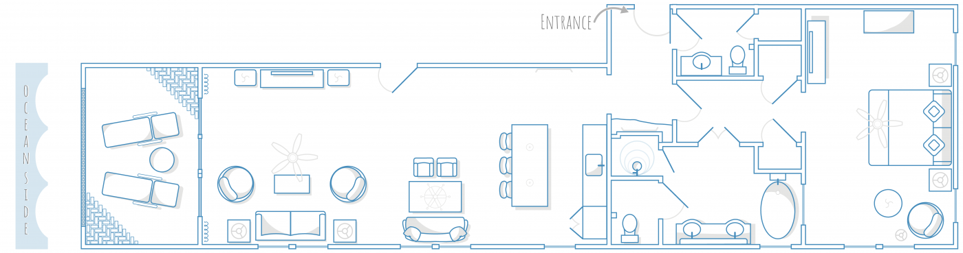 Suite Map & Room Layout for Ponte Vedra Inn & Club