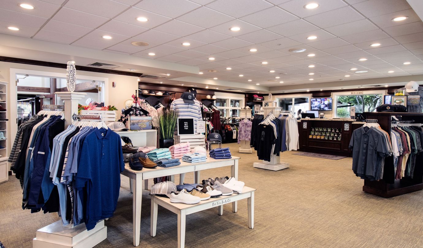 Full view of inside the Inn Golf Shop