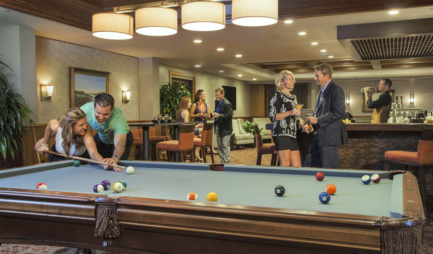 people playing pool