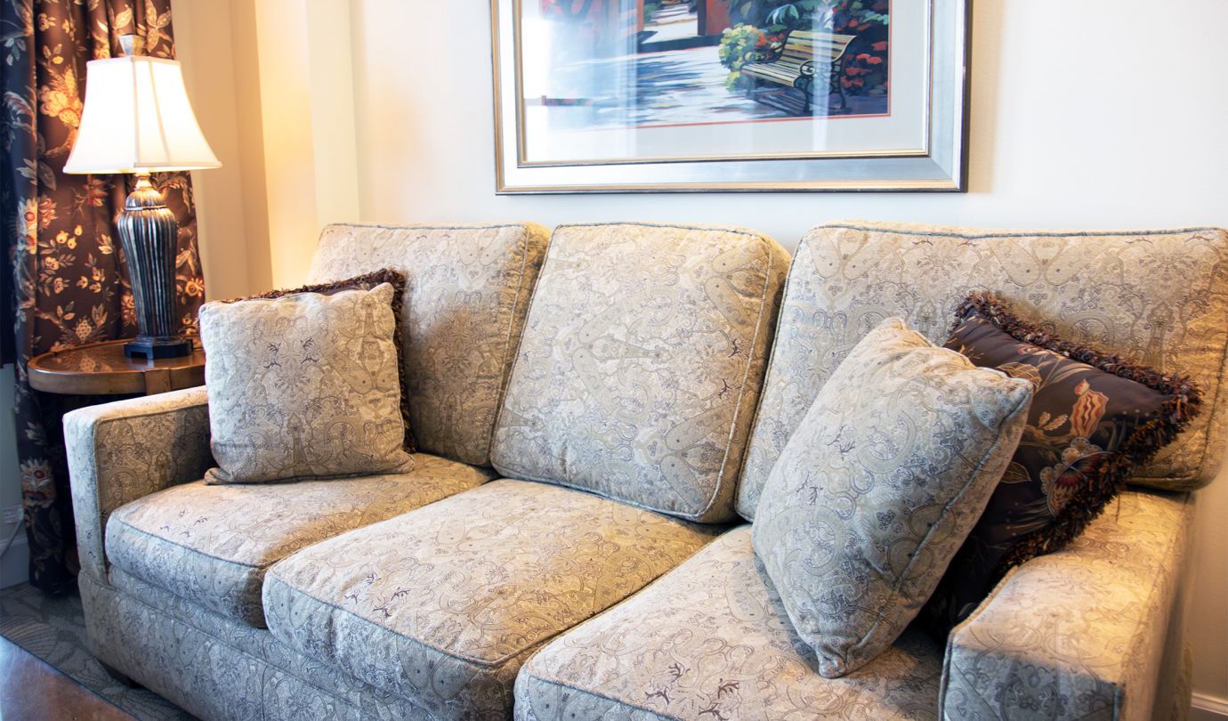 Oceanfront suite couch