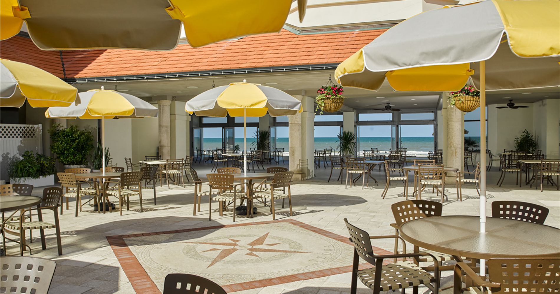 patio at the inn surf club