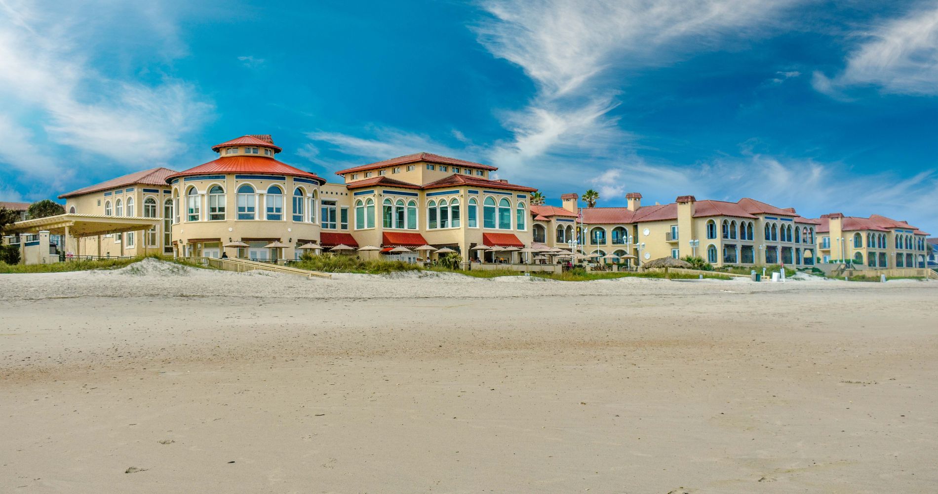 The Lodge and club beach side