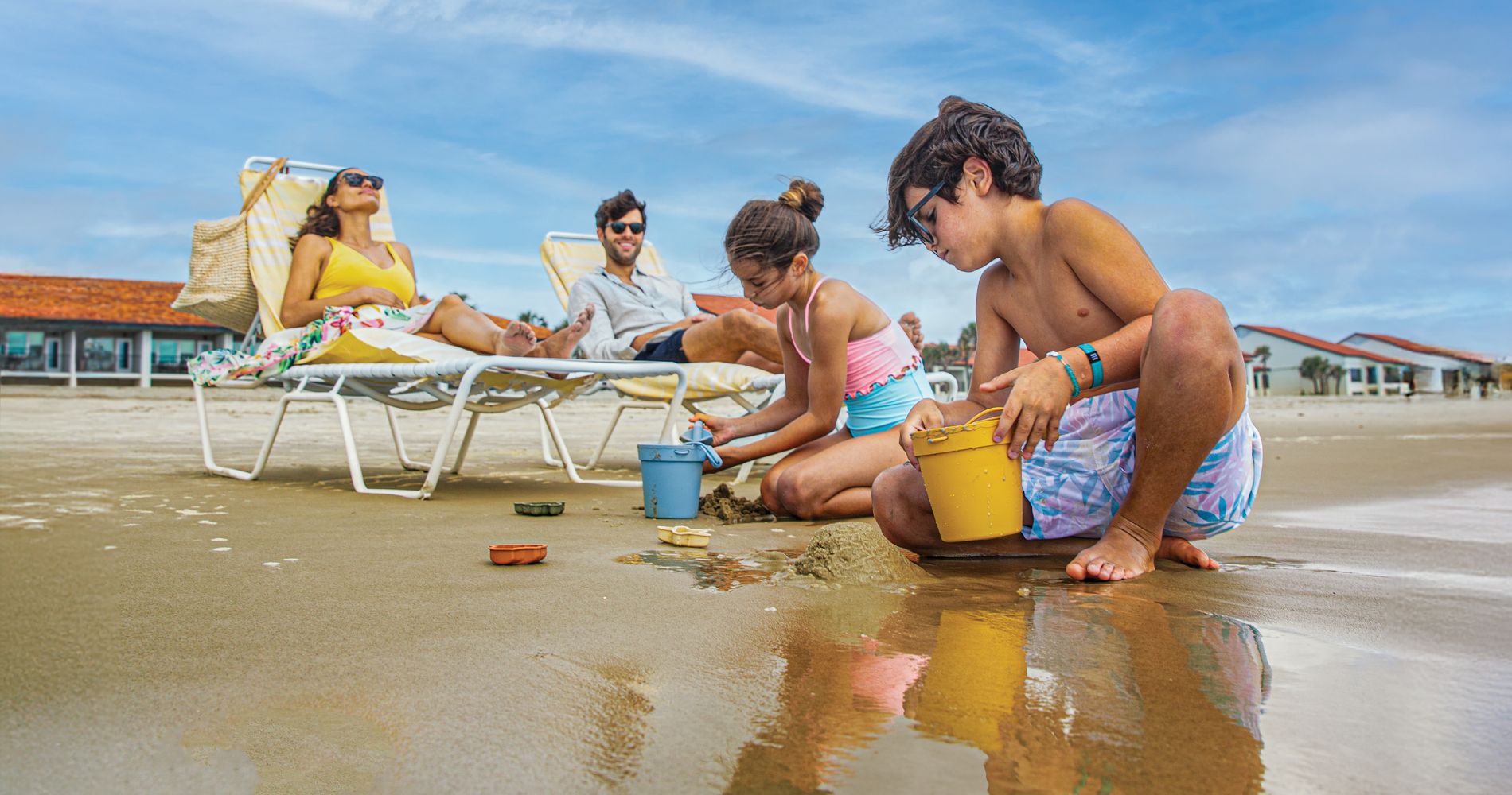 Family on the Beach