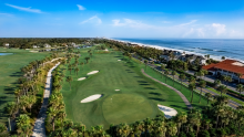 Aerial view of the Ocean Golf Course at our Northeast Florida Golf Resort