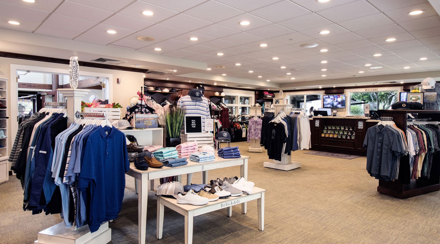 Full view of inside the Inn Golf Shop